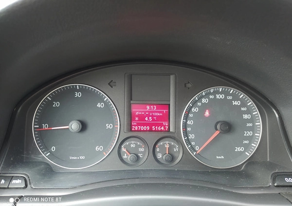 Volkswagen Golf Plus cena 16000 przebieg: 287000, rok produkcji 2008 z Trzebnica małe 352